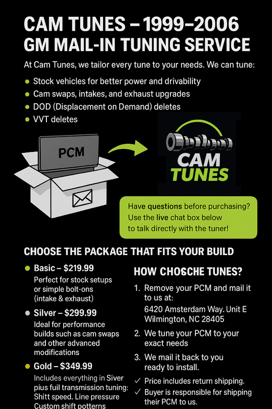 1999–2006 GM Mail-In Tuning Service