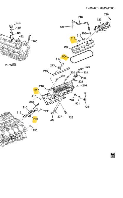 2007 - 2013 OEM GM DOD Delete Parts Kit