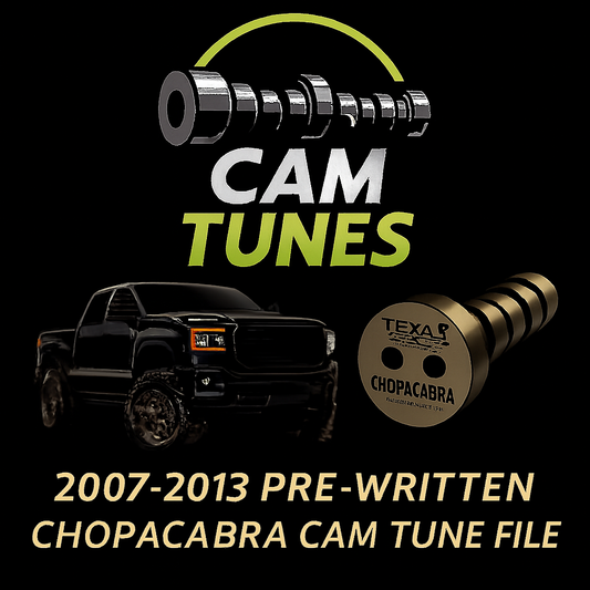 2007 - 2013 GM LS Truck | Pre-Written Chopacabra Cam and DOD / VVT Delete Tune File (HP Tuners Required)